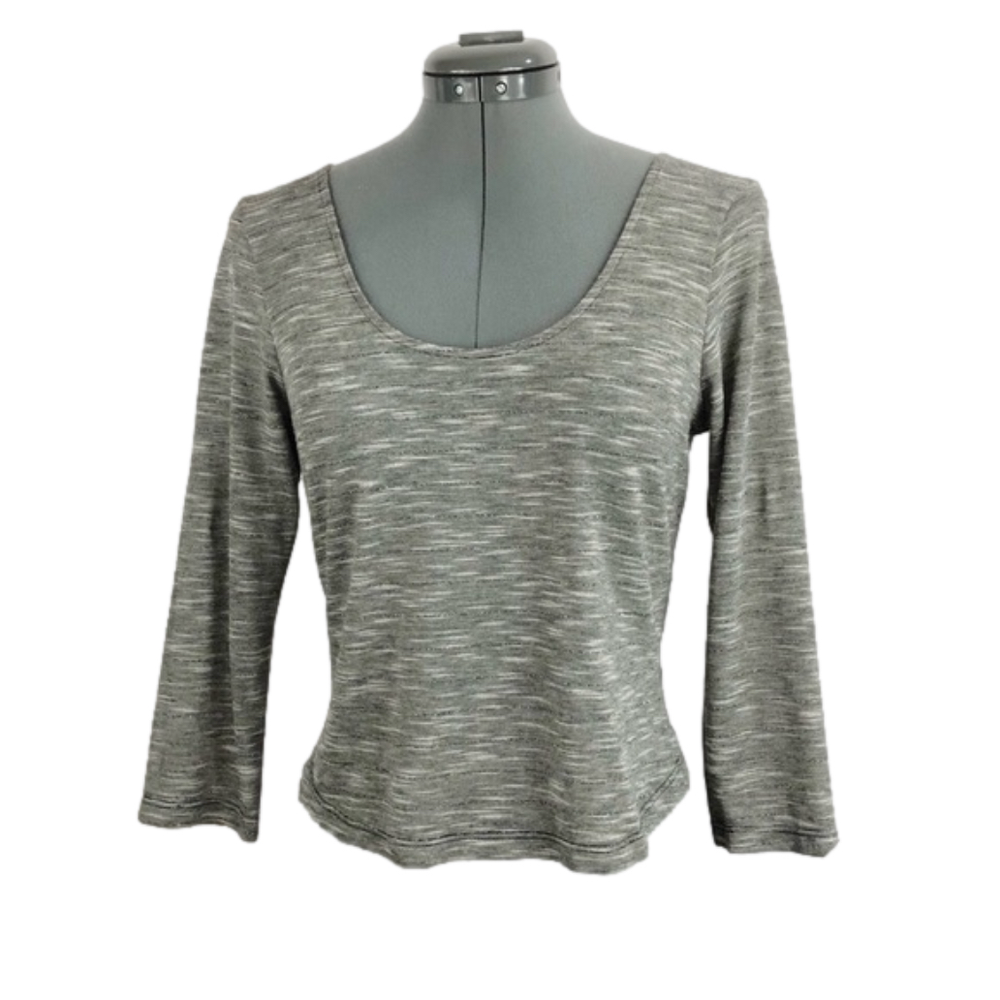 Sparkle & Fade Sexy Open Double Knot Crop Top Size L